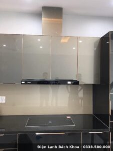 Bếp từ âm bàn lắp đặt hoàn thiện - dịch vụ Điện Lạnh Bách Khoa
