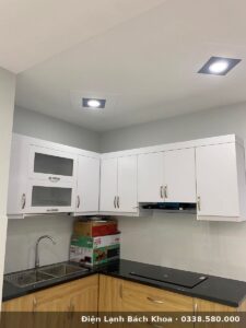 Bếp từ âm bàn lắp đặt hoàn thiện - dịch vụ Điện Lạnh Bách Khoa