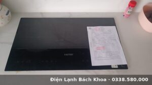 Tháo bếp từ kiểm tra cuộn dây cảm ứng và dây nối nguồn
